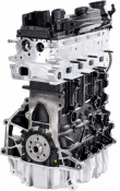 Renoverad Motor - 2.0 Motorkod CFGC