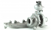 Renoverad turbo - Volkswagen AmarokCrafter 2.0TDi Motorkod CDBA, CNFA, CKTC, CKTB, CSLA, Turbo, Turboaggregat, turboladdare, ren