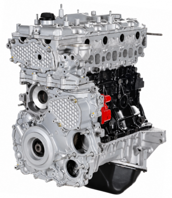Renoverad Isuzu 2.5 dieselmotor med motorkod 4JK1-TC.